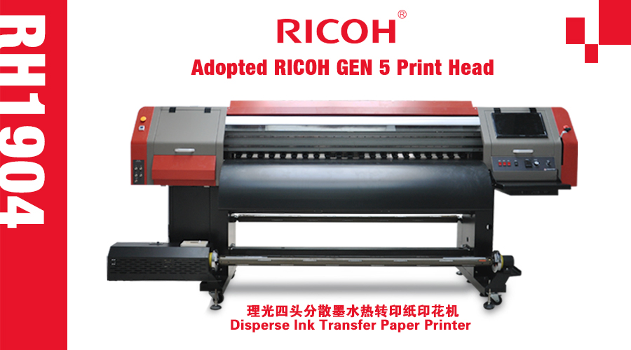 textile transfer paper printer RH 1902 1904 1906